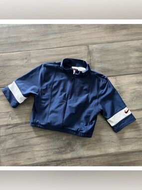 Vintage Nike Boys Blue Logo Jacket - Size 12-14 Months